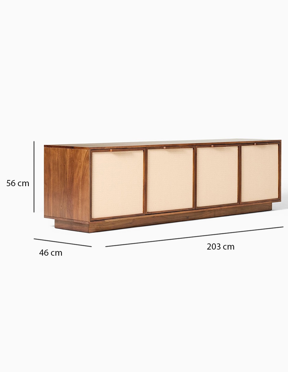 Consola Douglas de madera 10