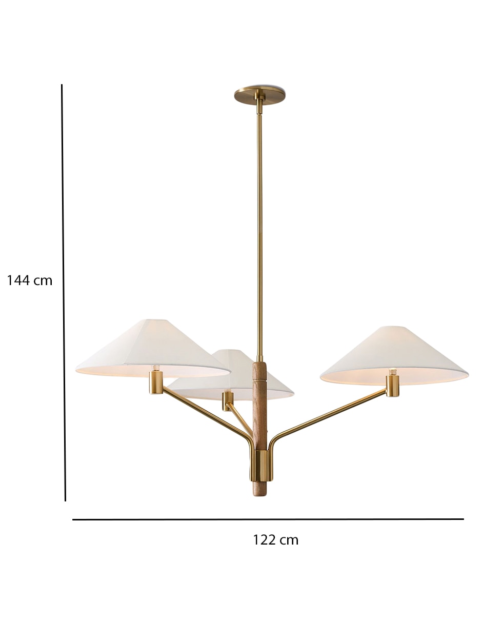 Lámpara colgante LED Devon 4