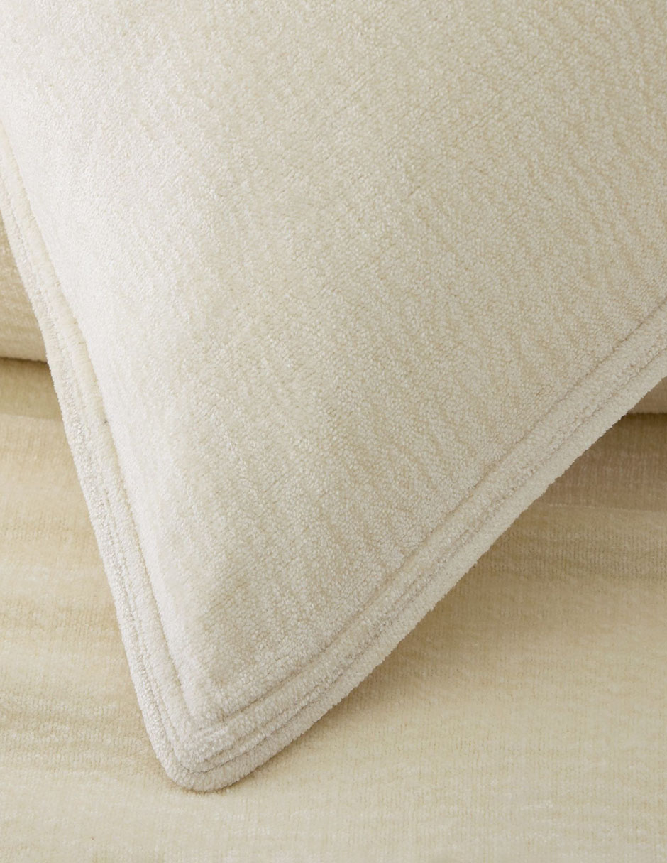 Funda para almohada Solid Chenille 2