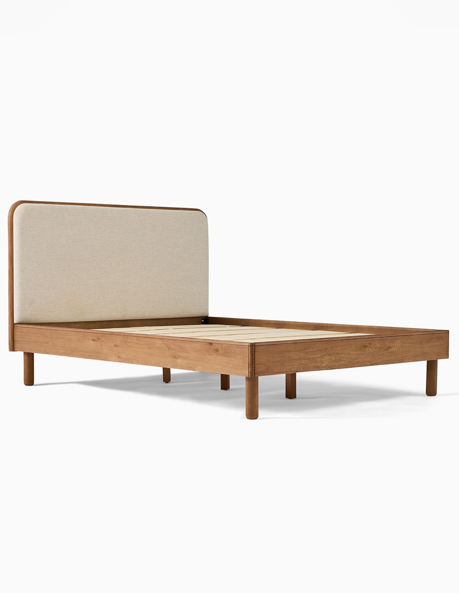 Cama Miles de madera queen size 3