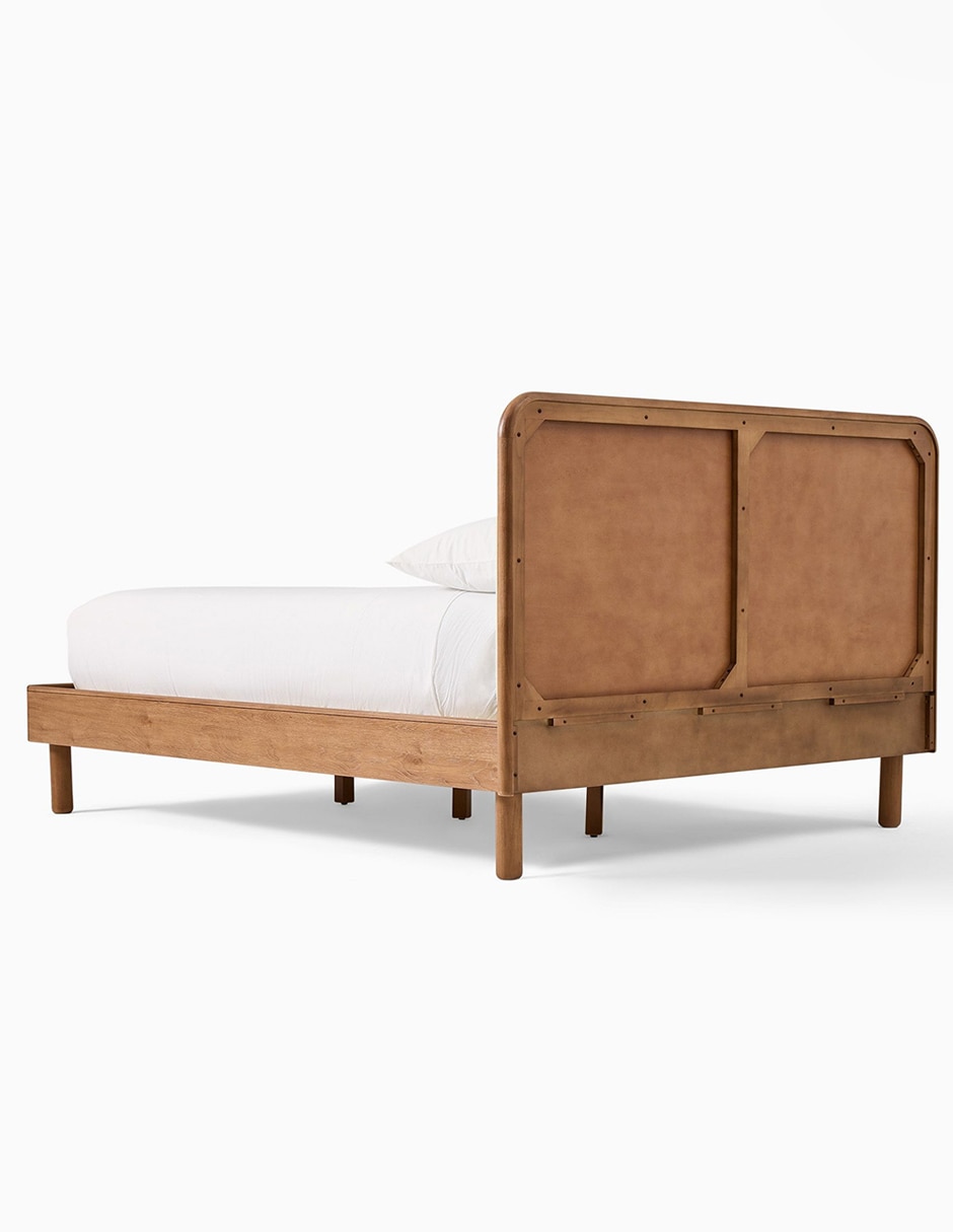Cama Miles de madera queen size 4