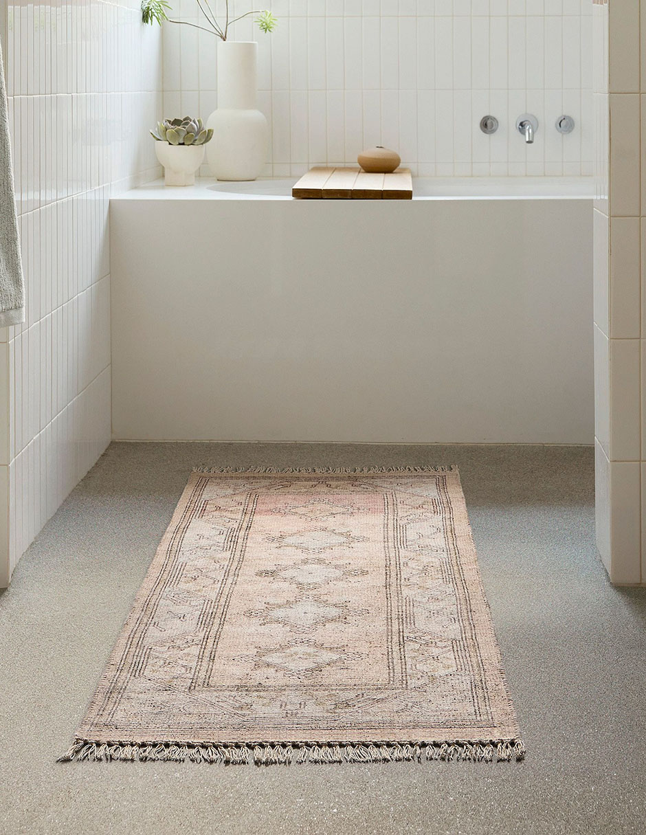 TAPETE REVEIBLE PEIAN 5X8 BEIGE