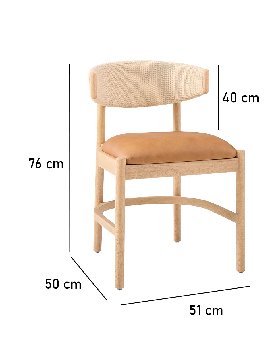 Silla Ezra de madera 6