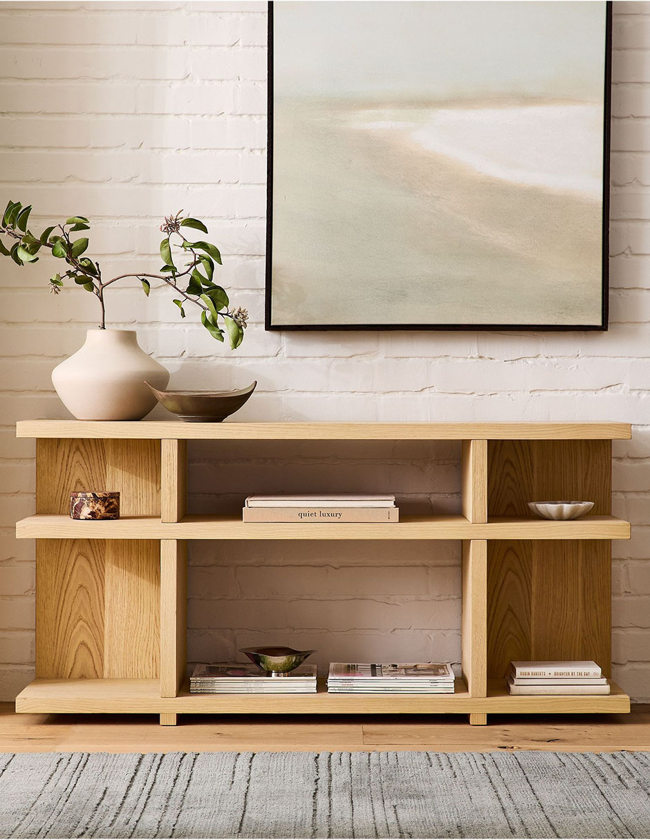 Consola Wallace de madera 7
