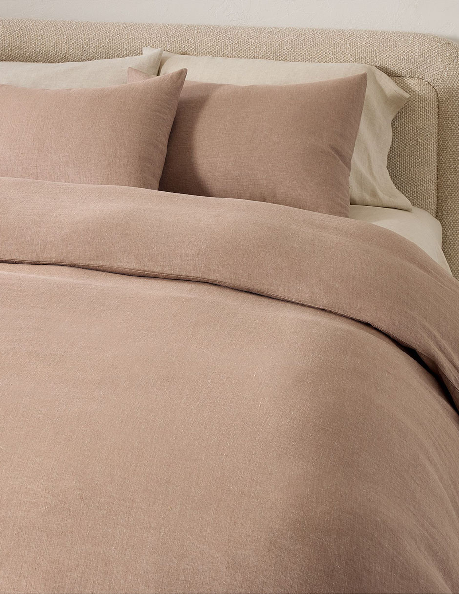 DUVET EUROPEAN LINEN QS BEIGE
