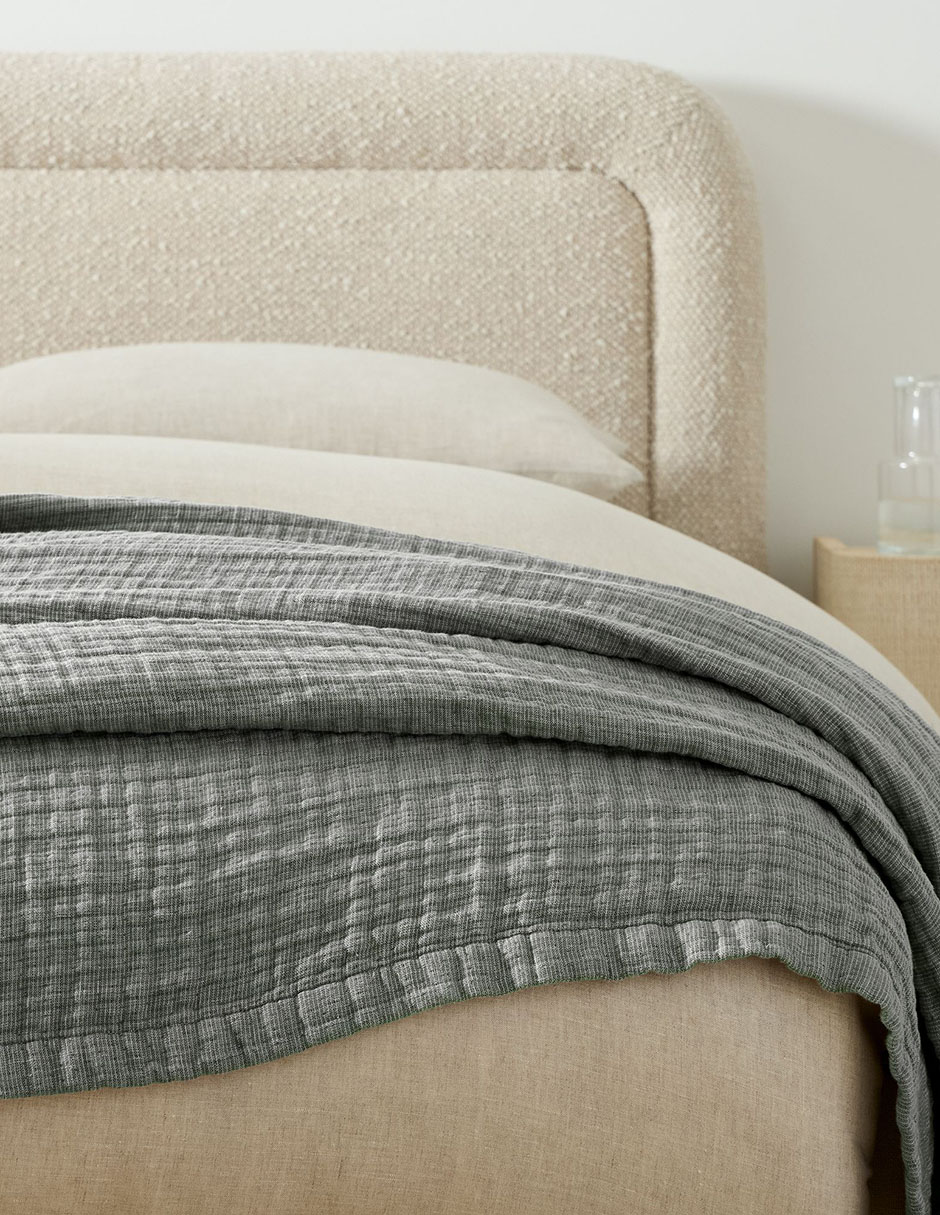 COBIJA EUROPEAN LINEN KS GRIS