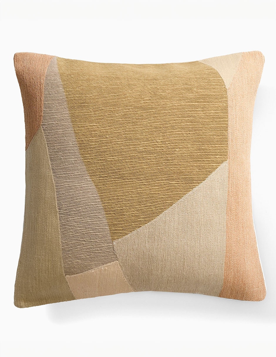 FUNDA COJÍN MOSAIC 20X20 BEIGE