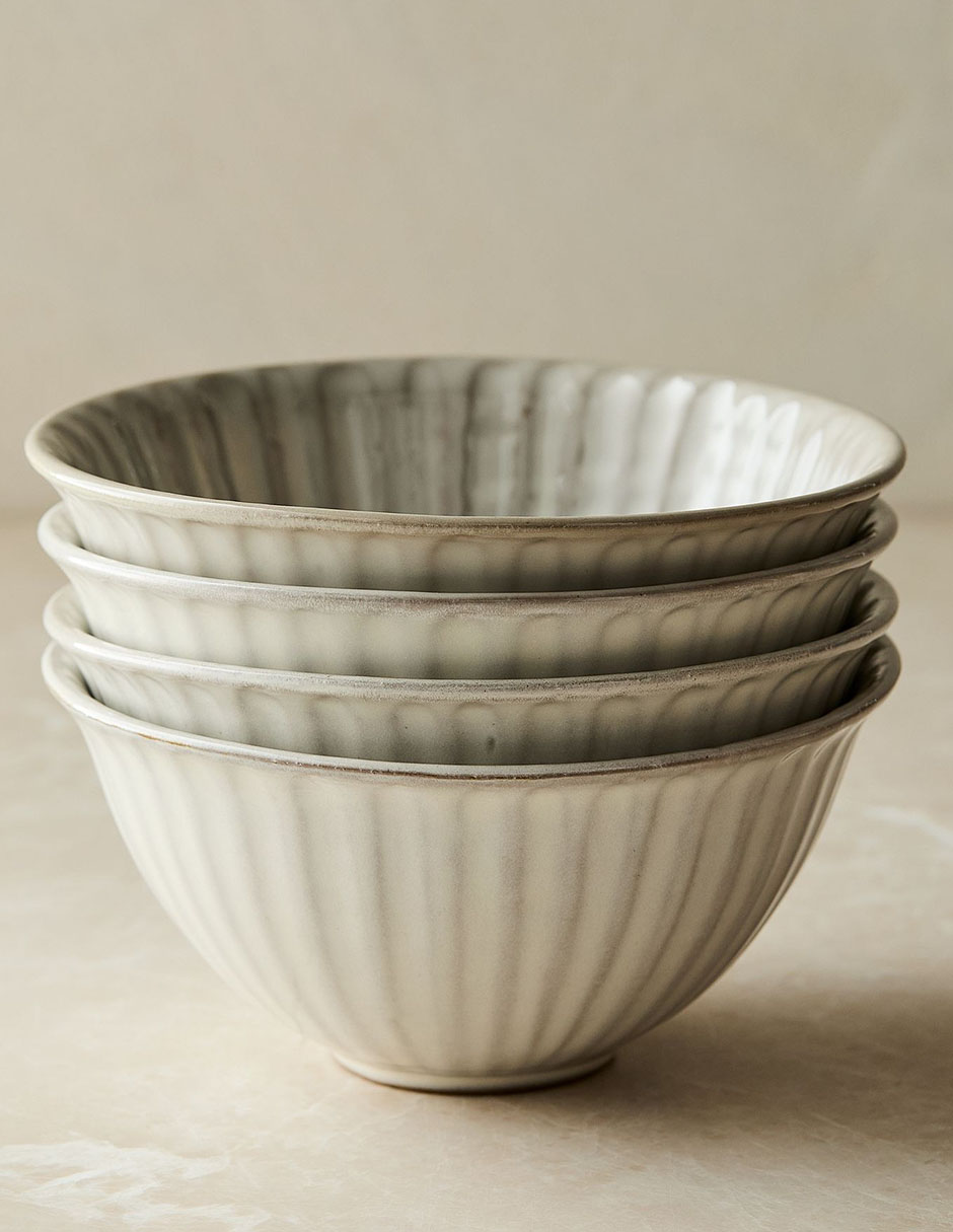 Set bowl Hana 4 piezas de cerámica