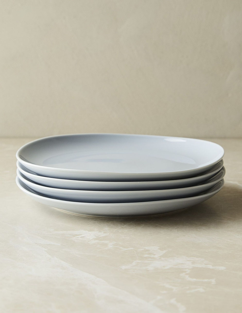 Set de plato para ensalada Organic de porcelana 4 piezas 3