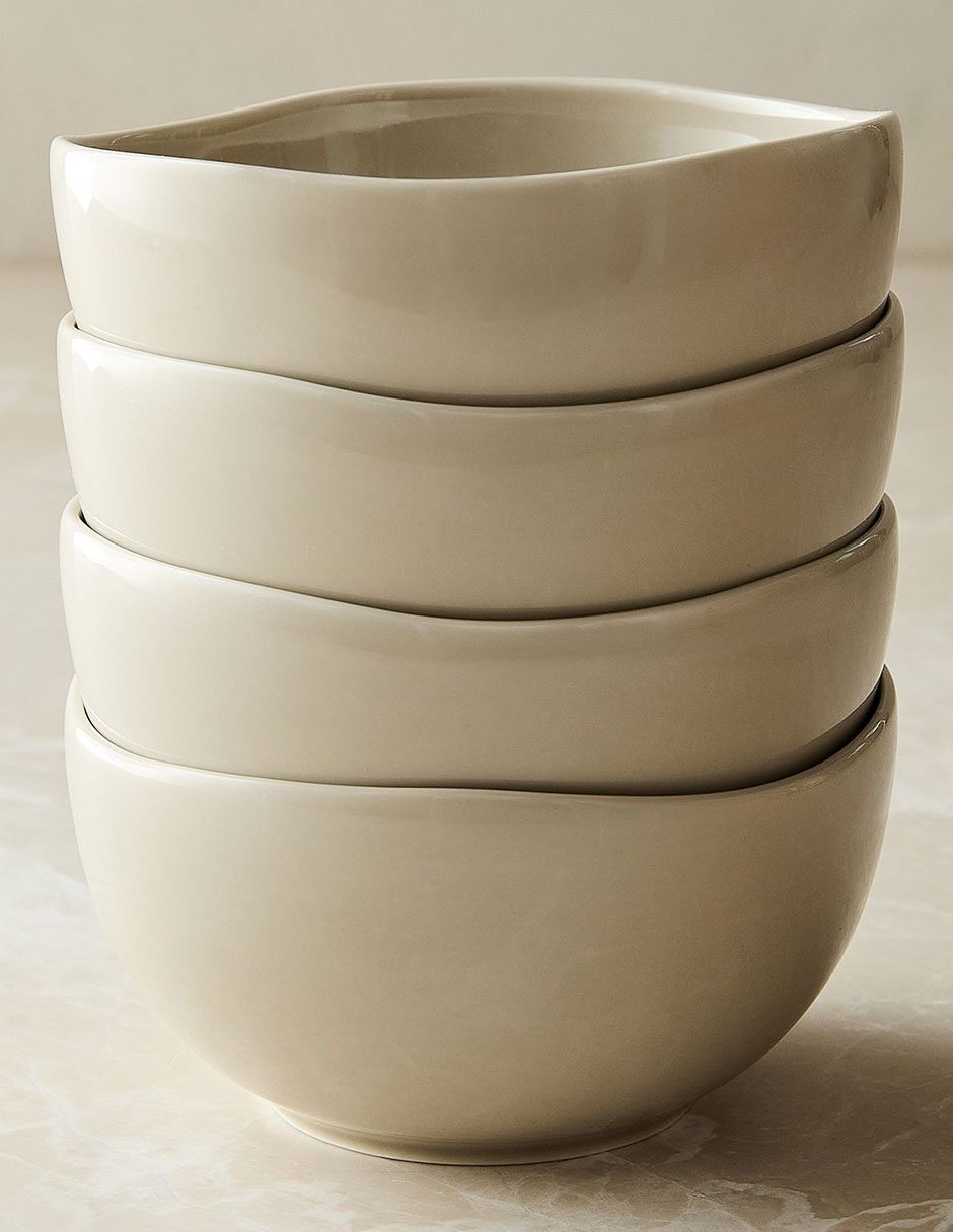 Set bowl Organic 4 piezas de porcelana 1