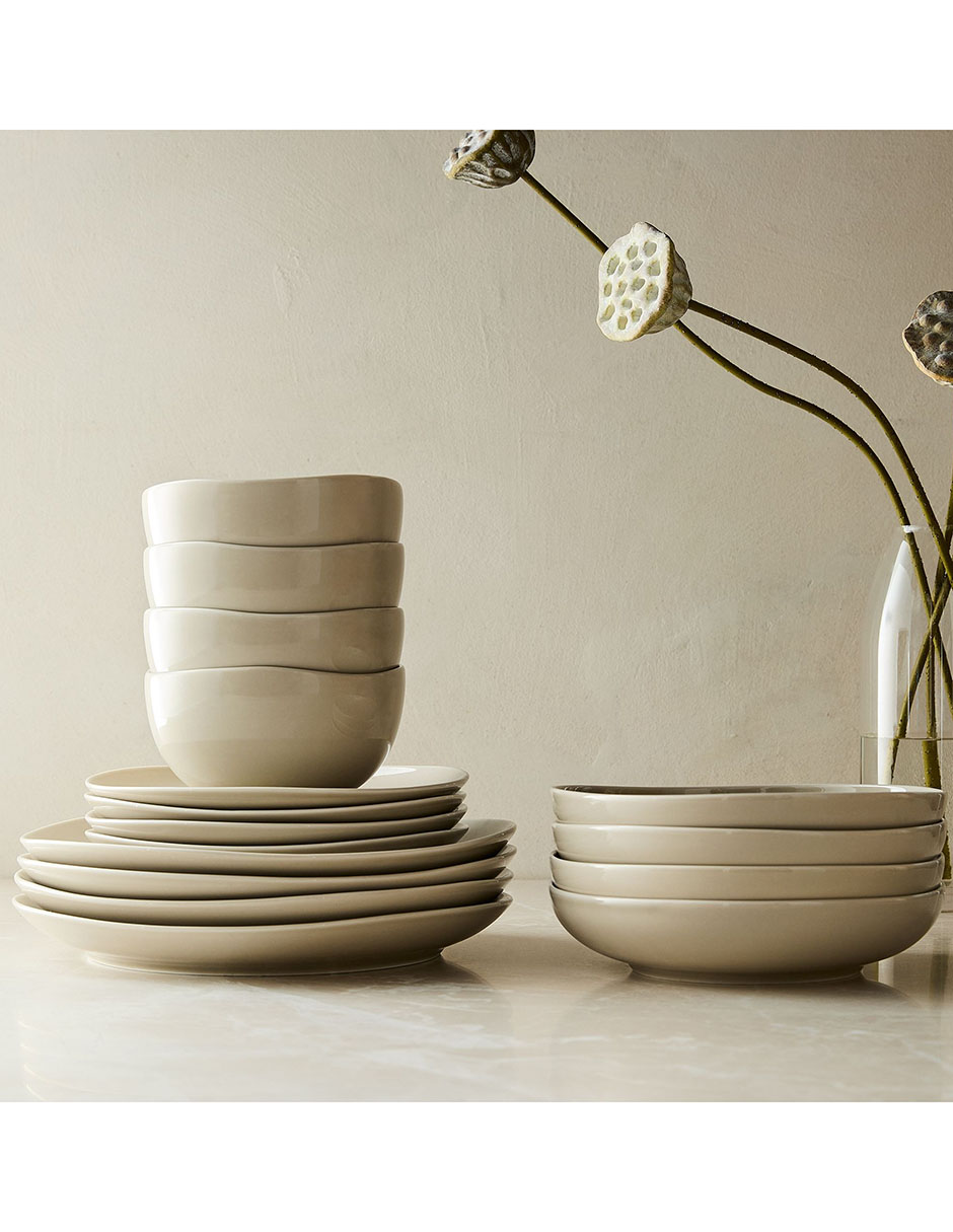 Set bowl Organic 4 piezas de porcelana 3