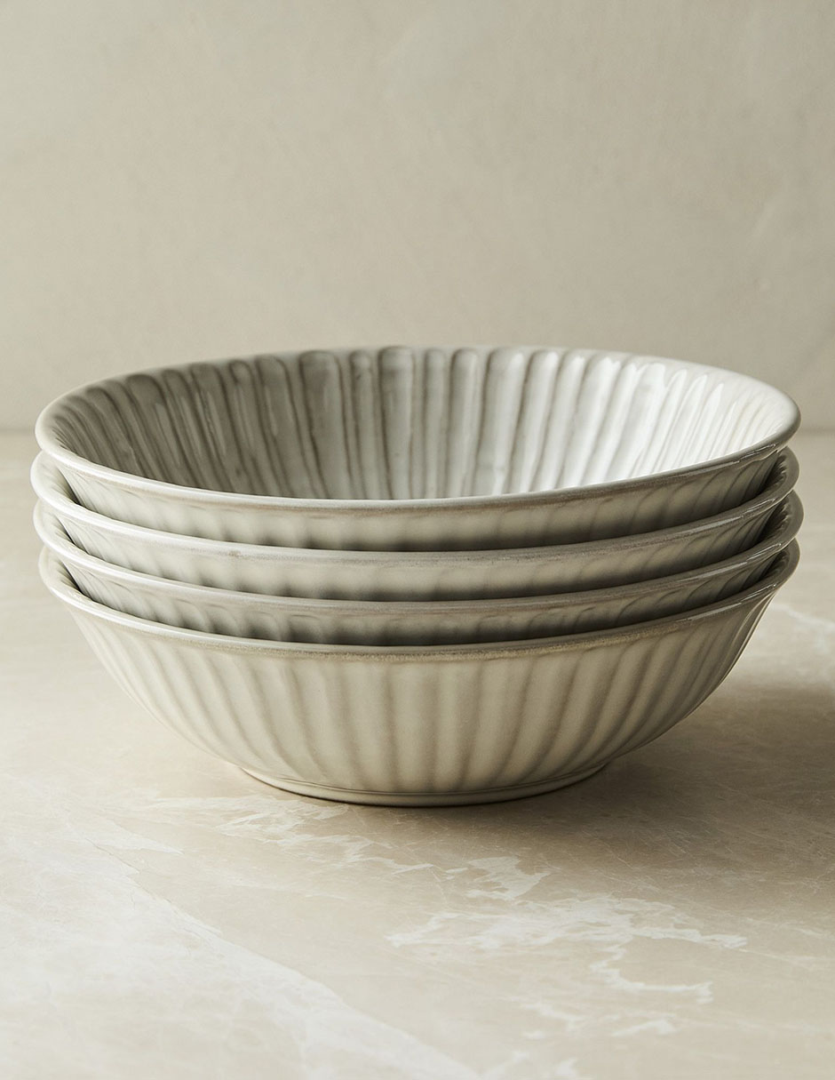 Set bowl Hana 4 piezas de cerámica