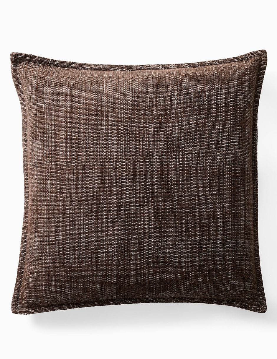 FUNDA COJÍN CHANNELED 20X20 CAFÉ