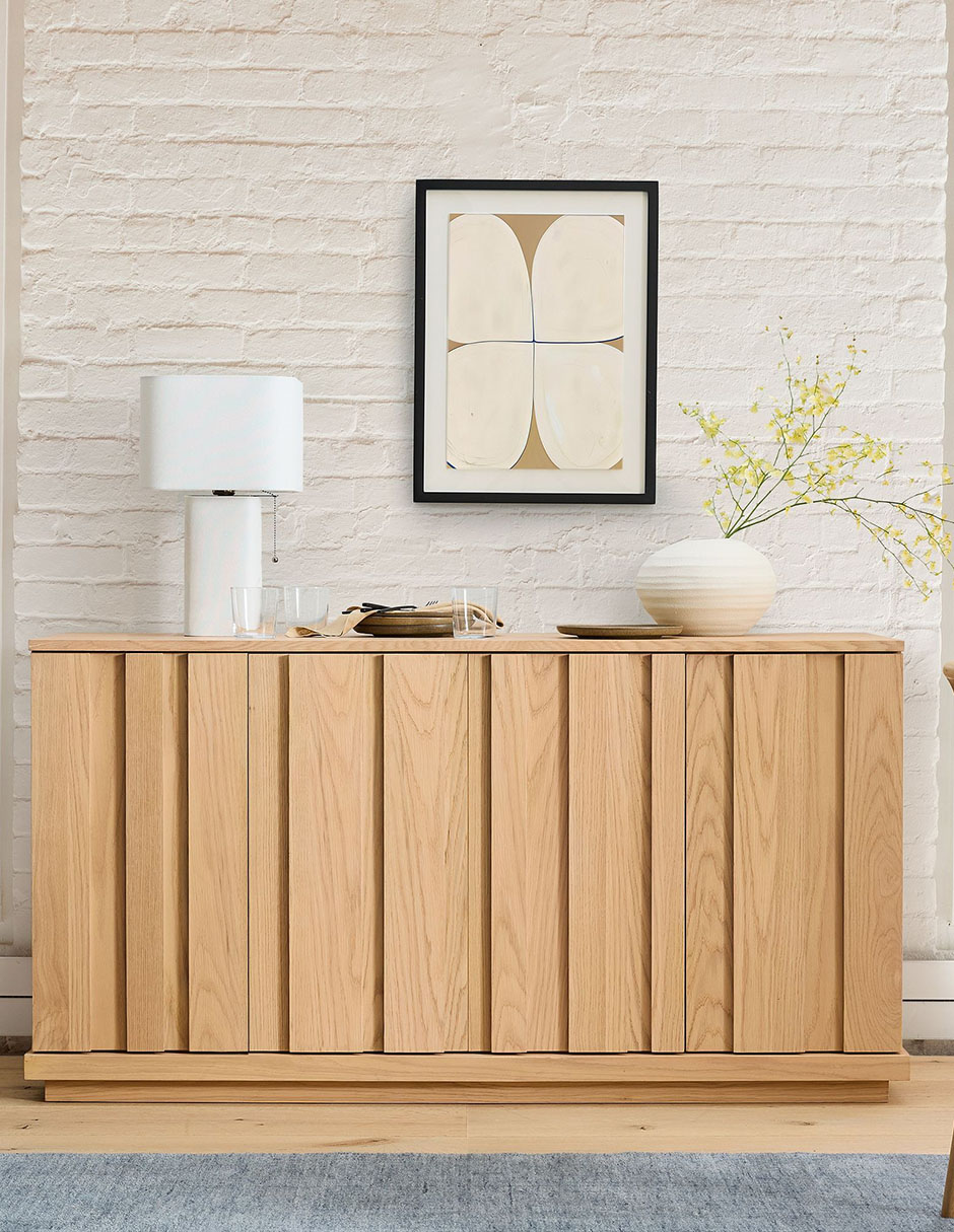Buffet Berkley de madera caoba Buffet Berkley de madera caoba