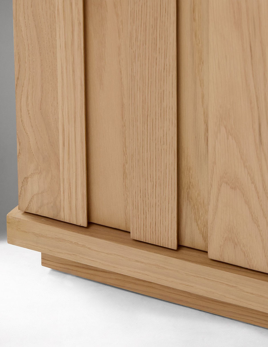 Buffet Berkley de madera caoba 8