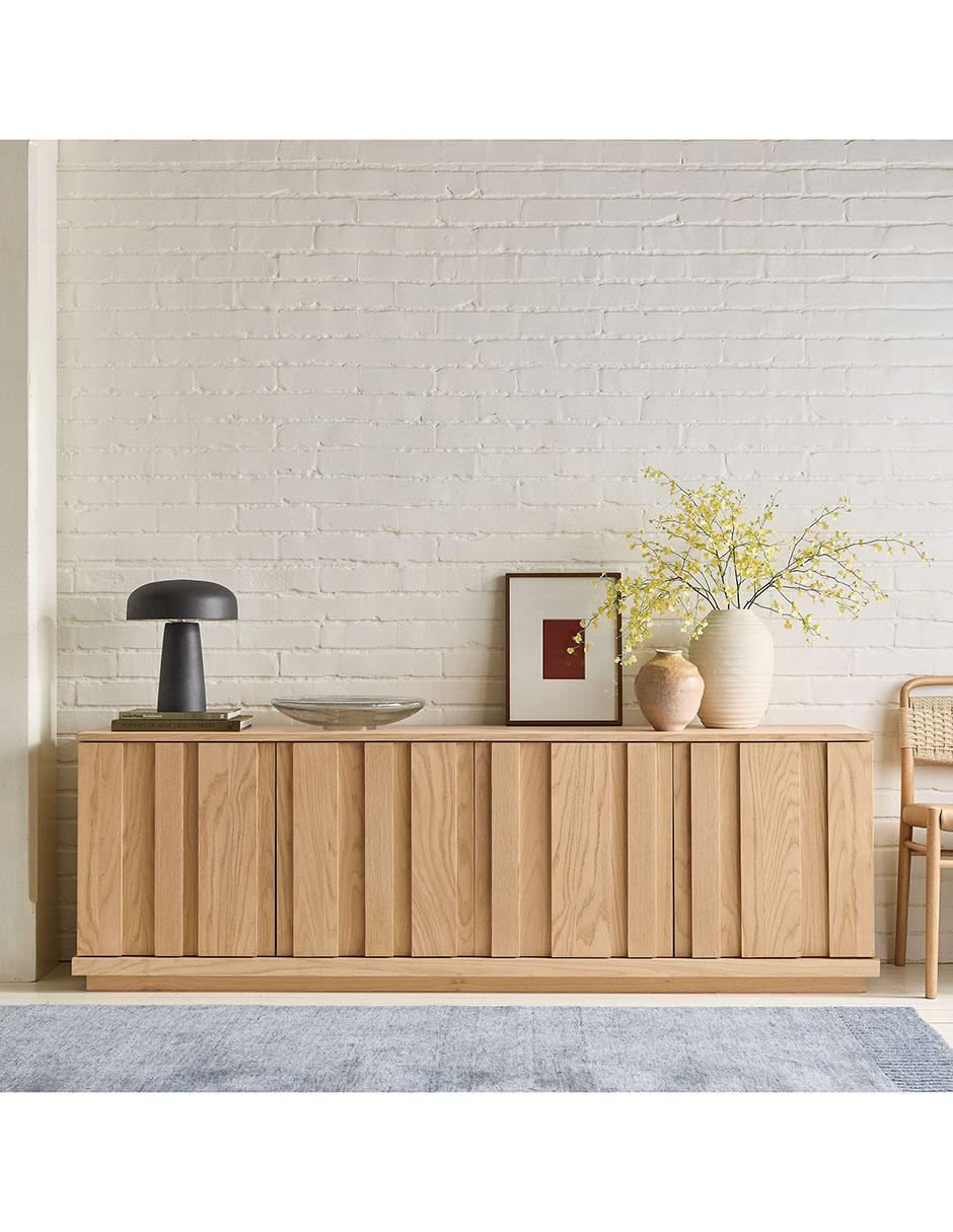 Consola Berkley de madera caoba Consola Berkley de madera caoba