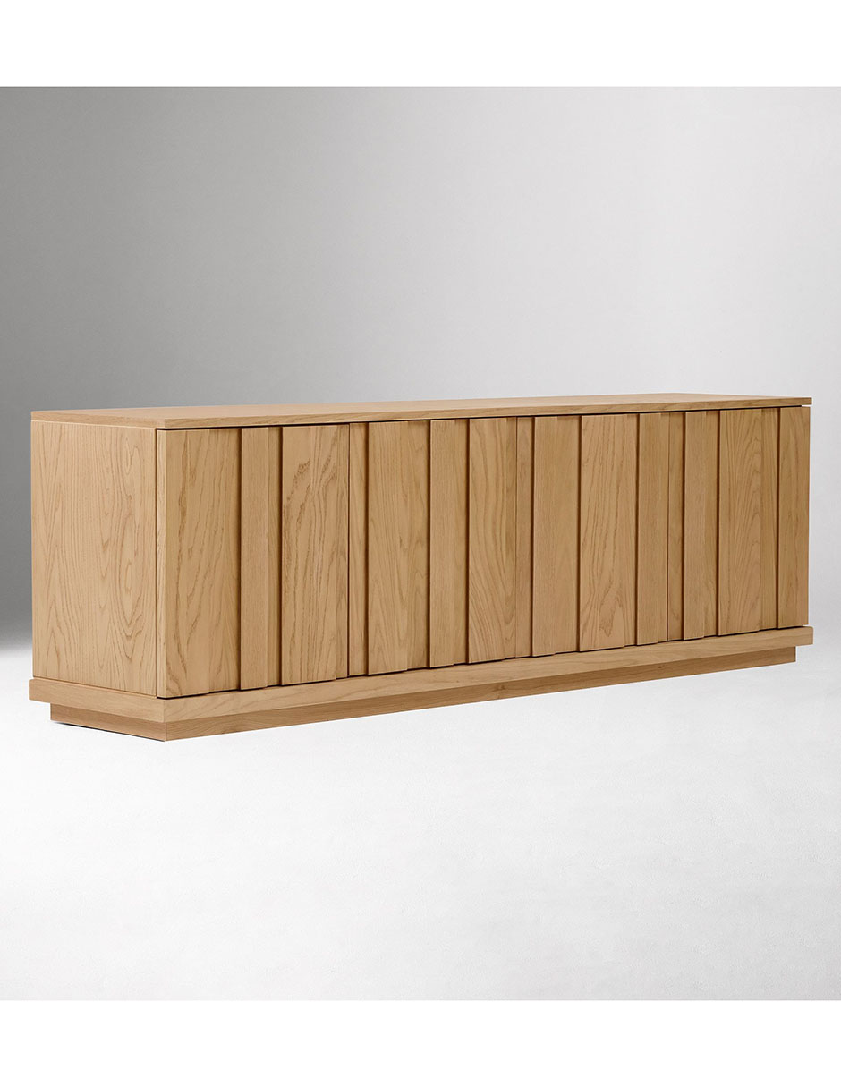 Consola Berkley de madera caoba 2