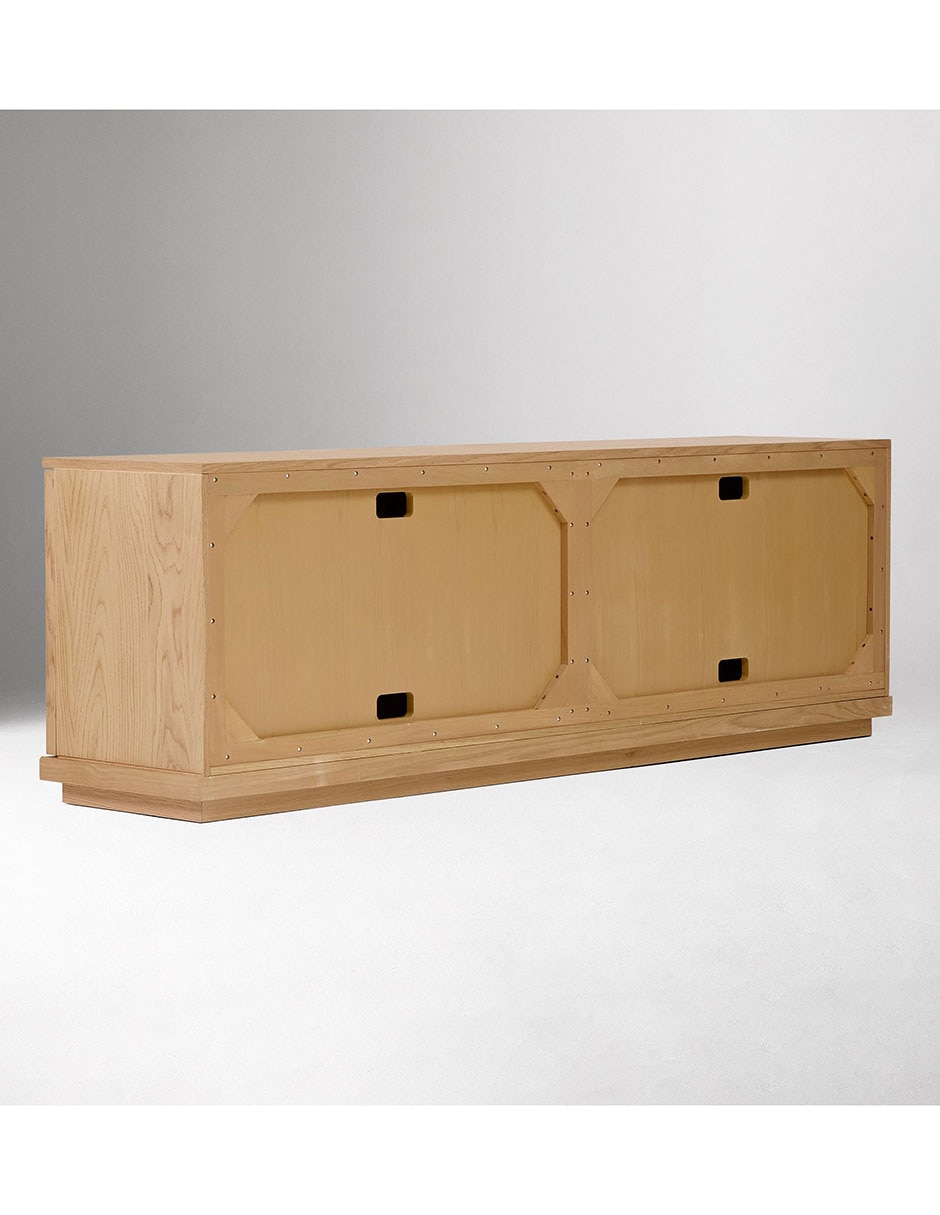 Consola Berkley de madera caoba 4