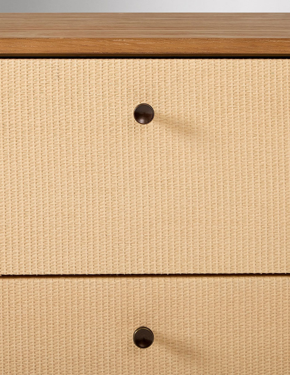 Buro Camille de madera caoba 6