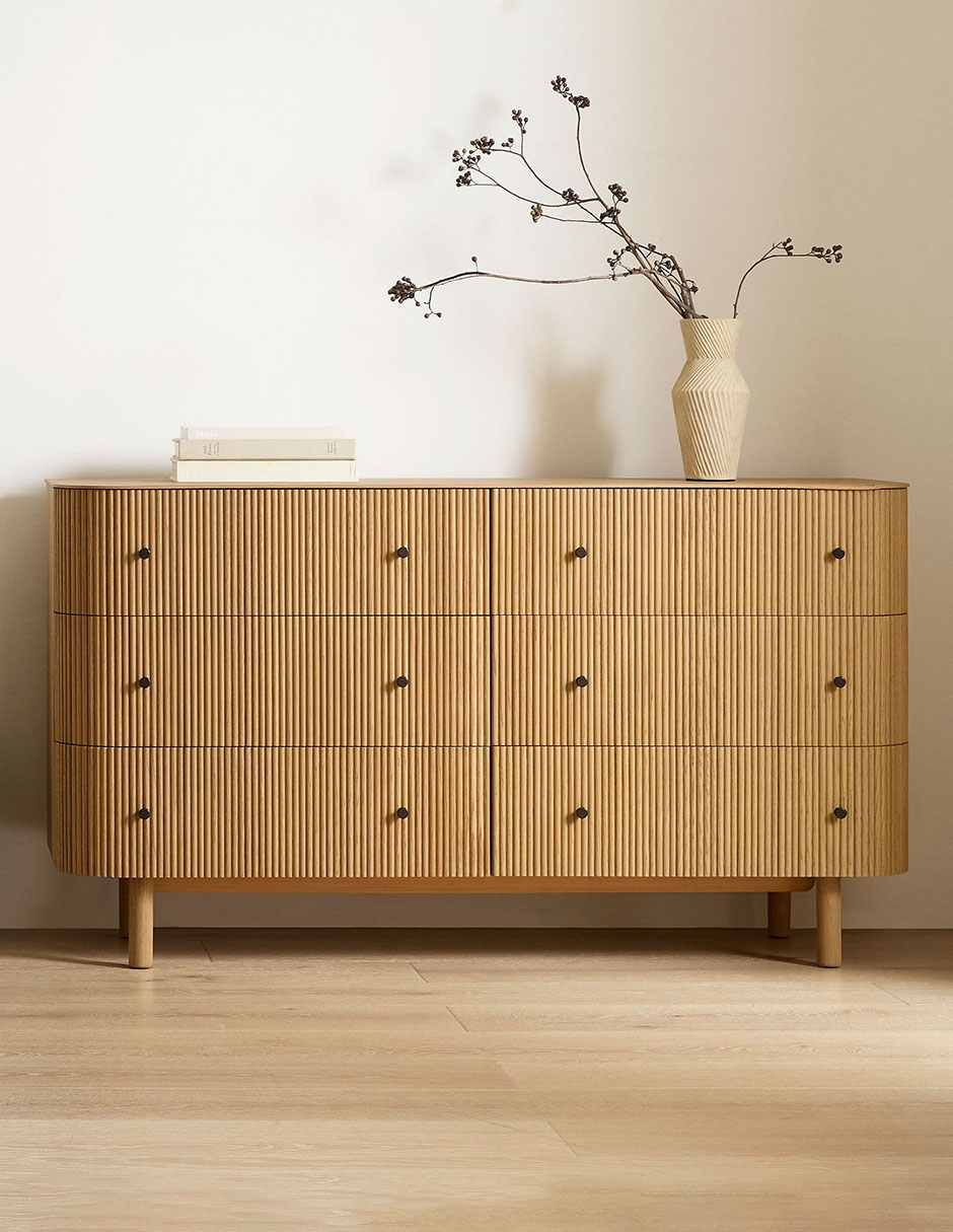 Cómoda Ellington de madera