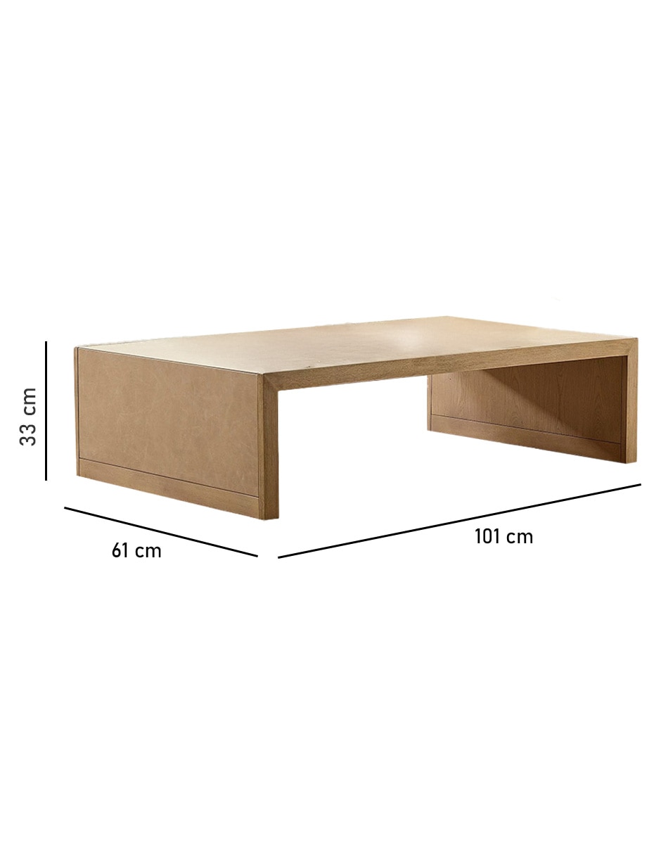 Mesa de centro Baldwin de madera 6