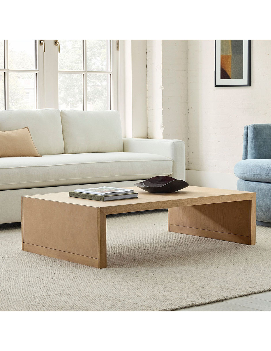 Mesa de centro Baldwin de madera Mesa de centro Baldwin de madera