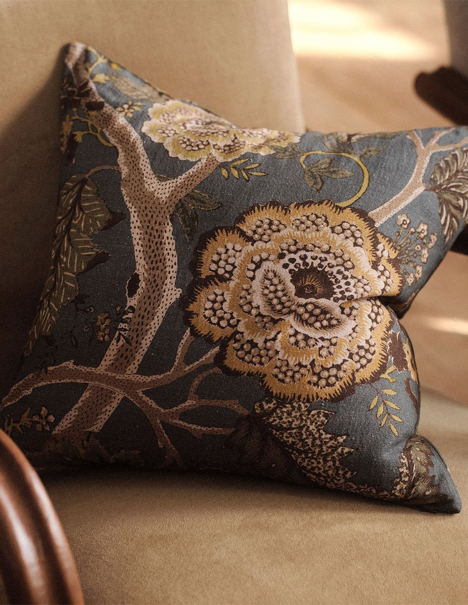 Funda cojín Palampore Floral 4