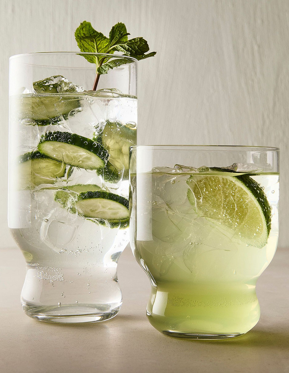 Vaso para agua Silas de vidrio 2
