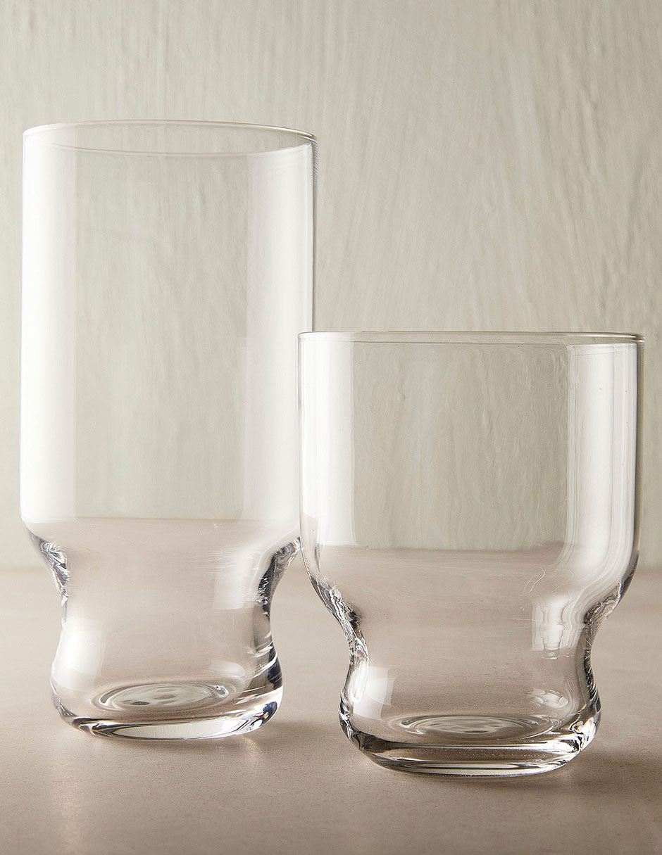 Vaso para agua Silas de vidrio 3