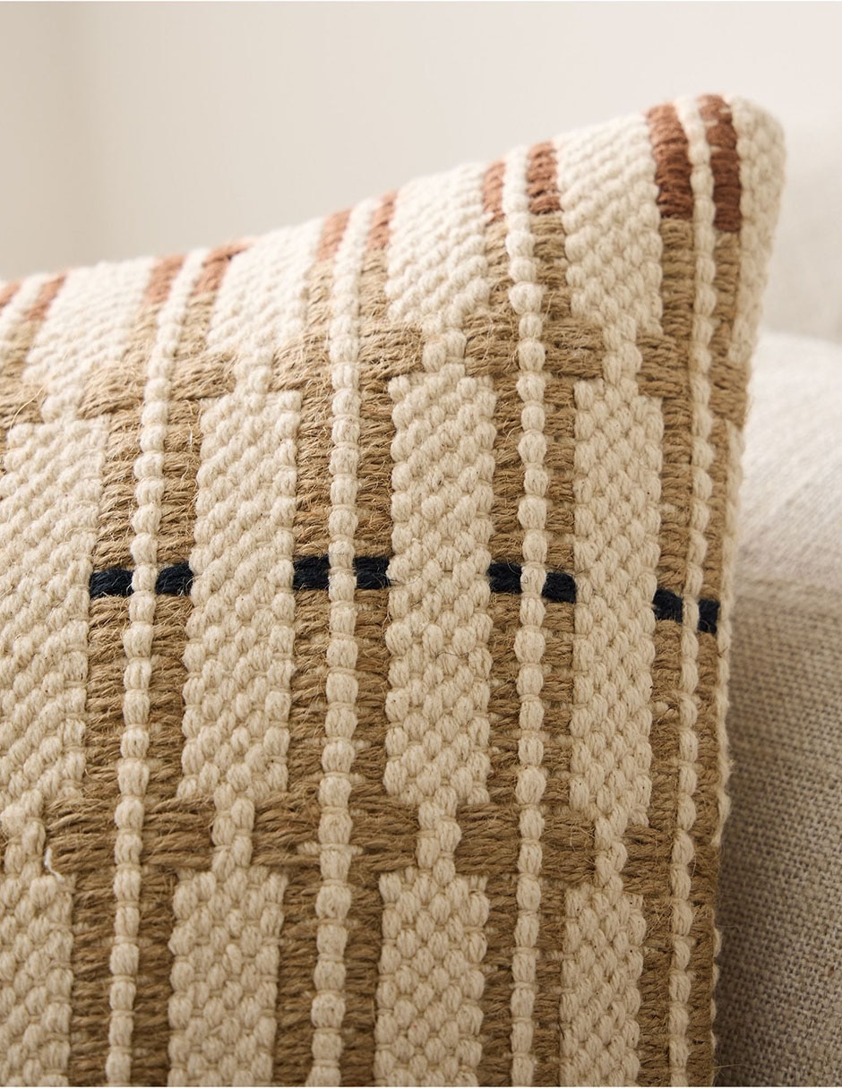 Funda cojín Linear Woven
