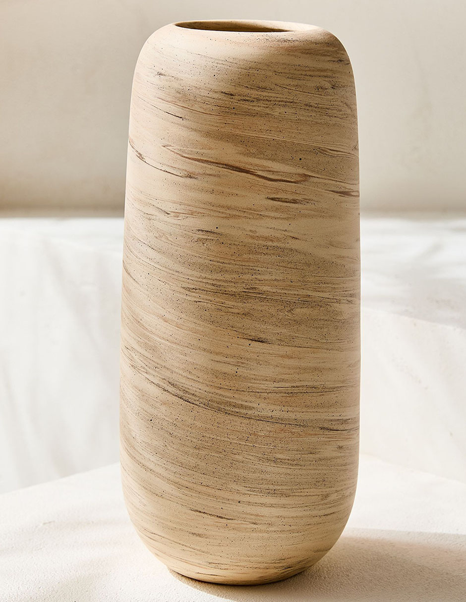 Florero Marbled de cerámica