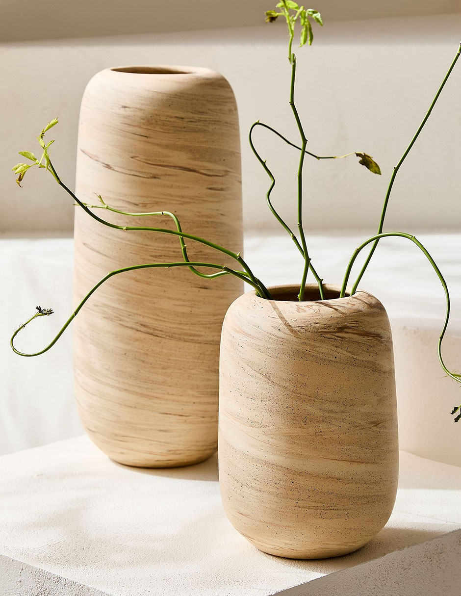 Florero Marbled de cerámica 4