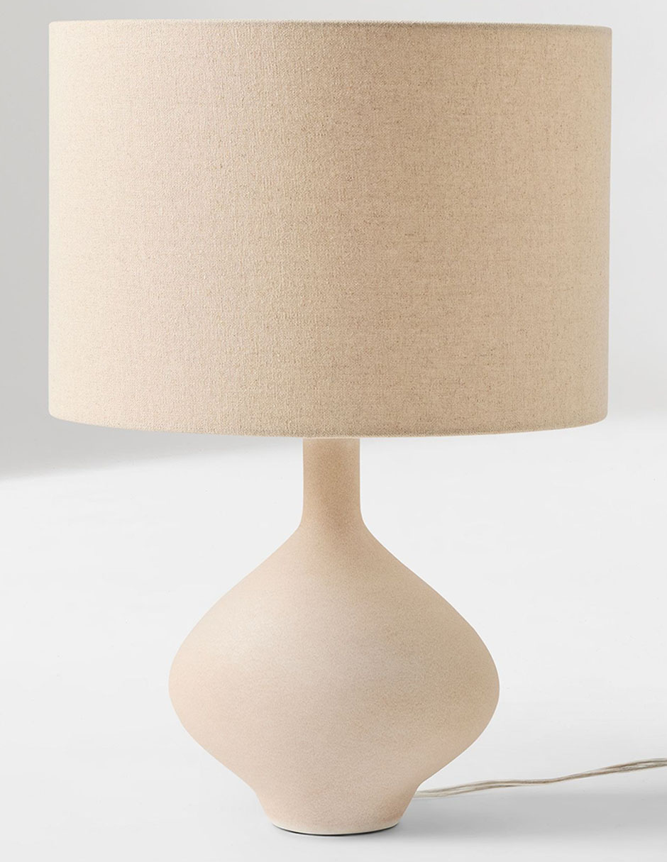 LÁMPARA DE MESA CERSEI 19 IN NATURAL