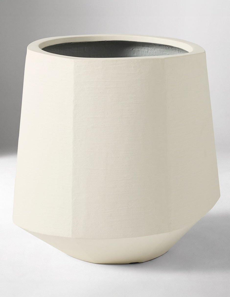 Maceta Fallon Faceted de cemento Maceta Fallon Faceted de cemento