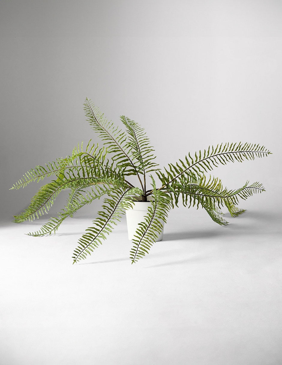 Helecho artificial Faux Potted 3