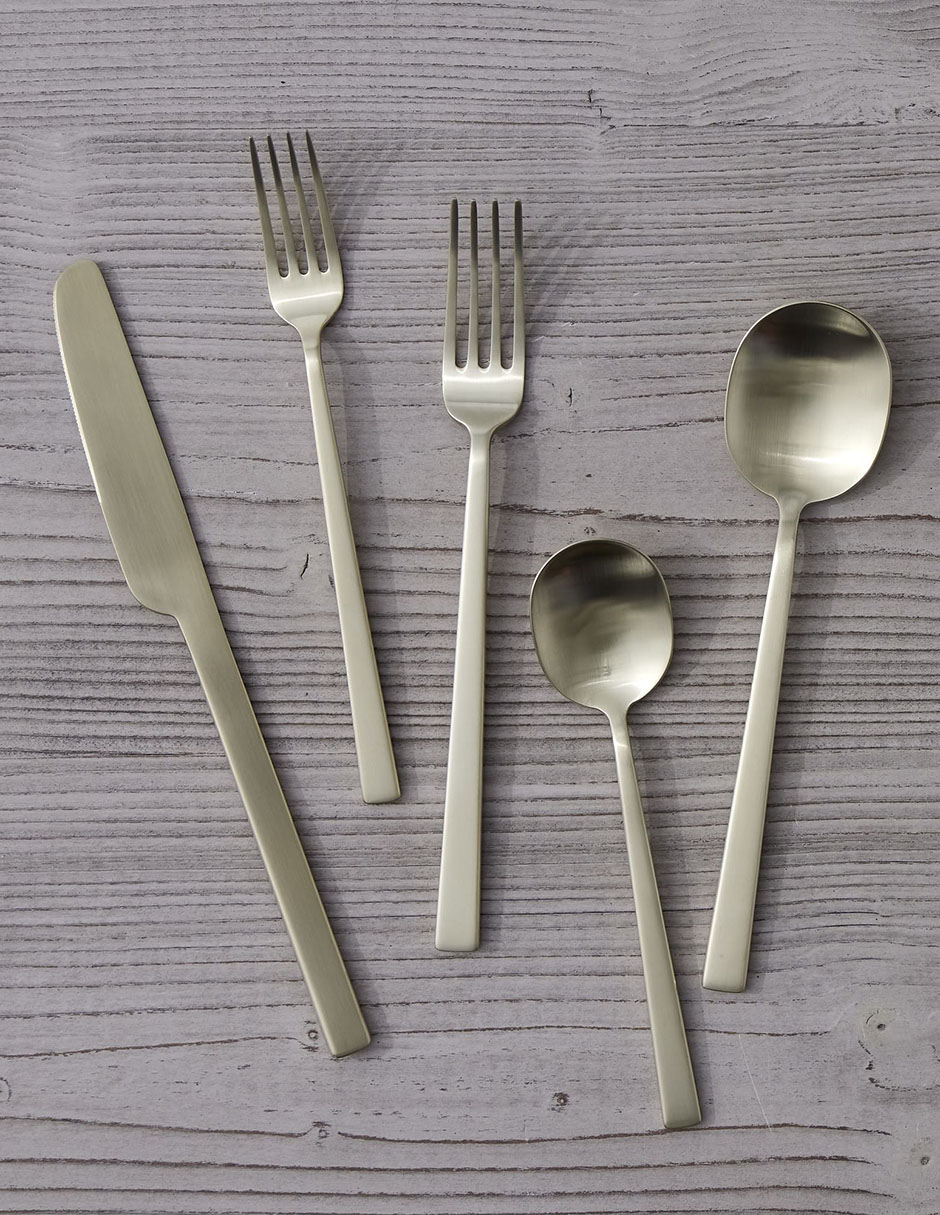 Set cubiertos Kanto de acero inoxidable 5 piezas 1