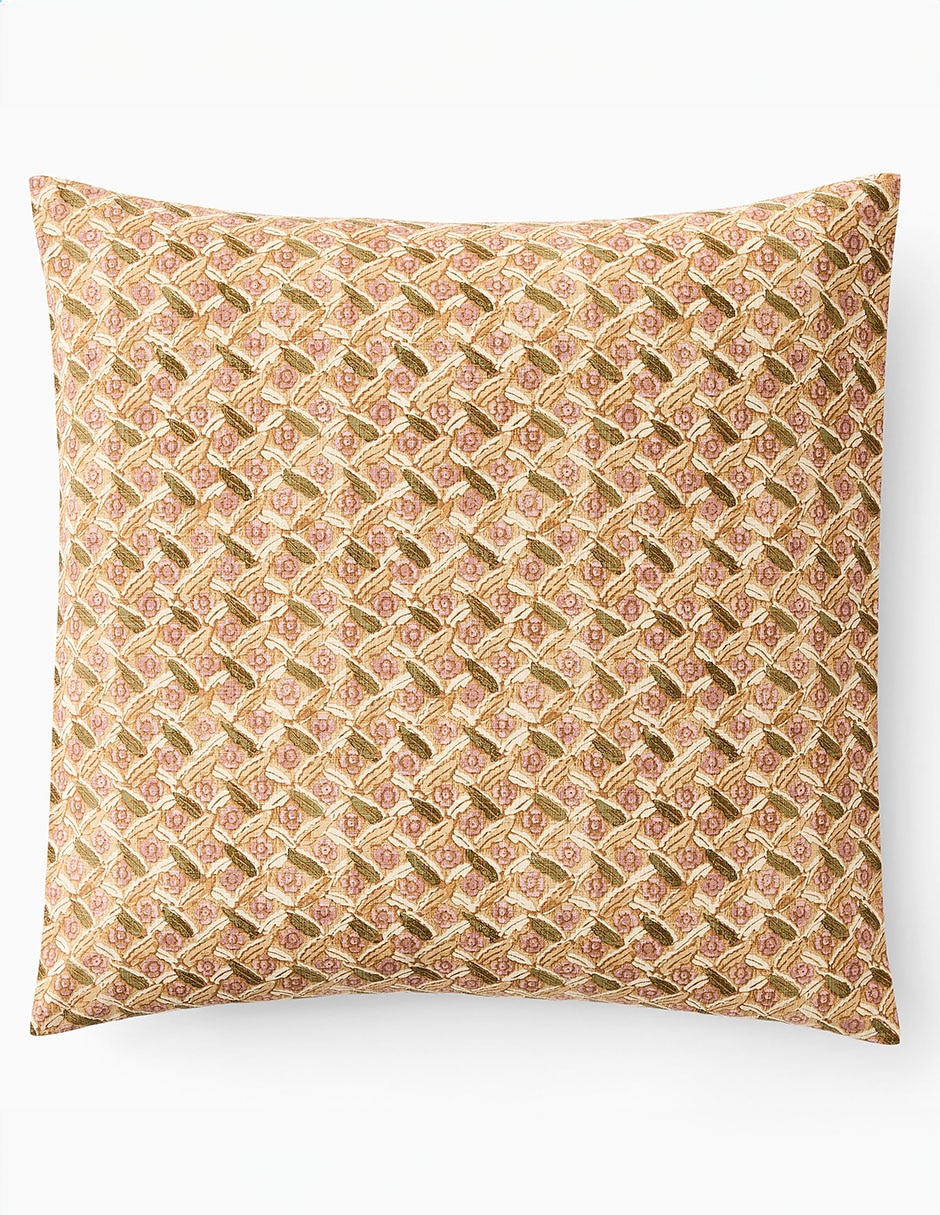 Funda para almohada Floral Lattice
