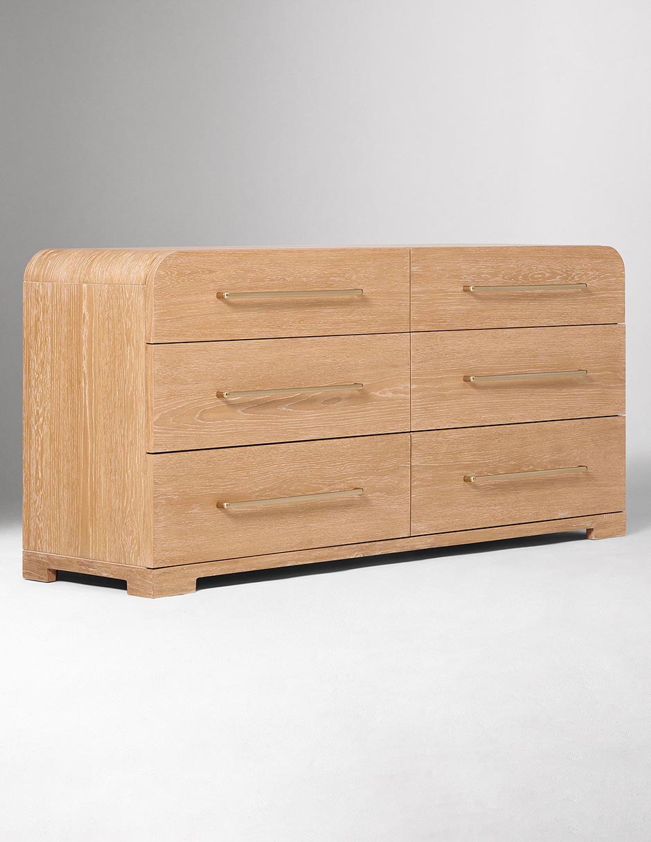 Cómoda Ava de madera roble 2