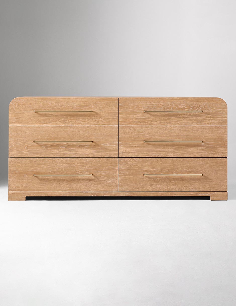 Cómoda Ava de madera roble 4