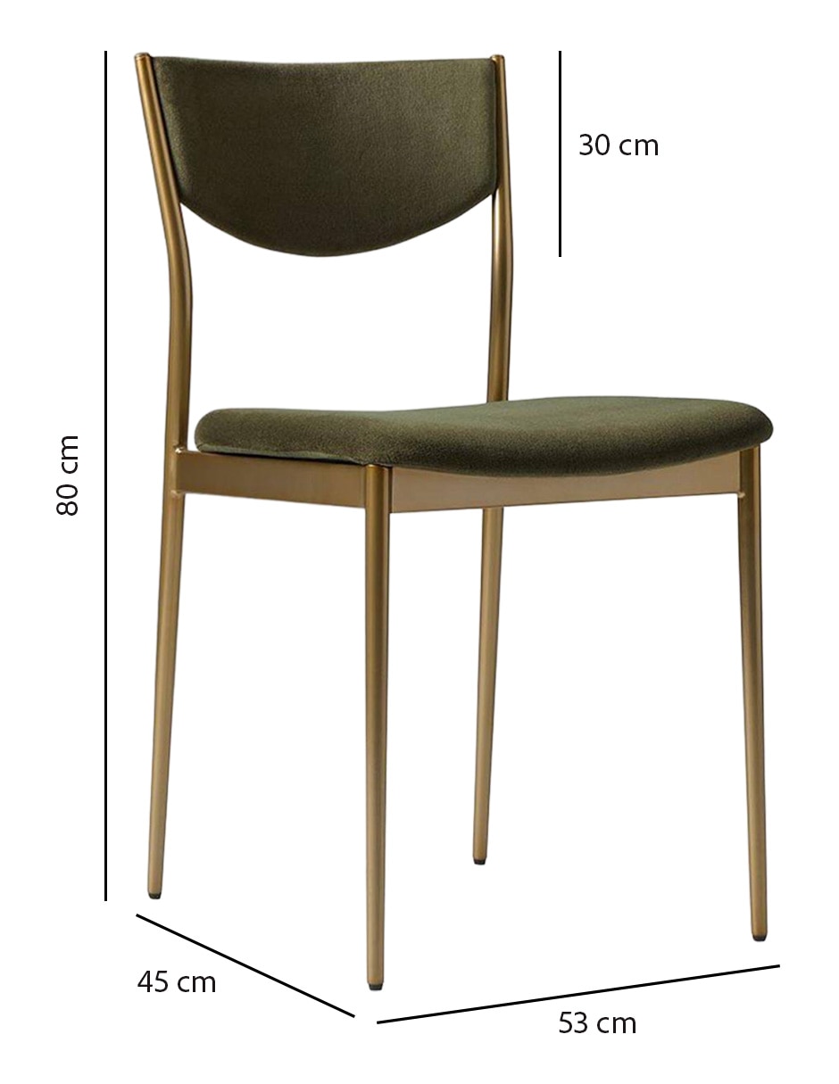 Silla Alessio de metal 3