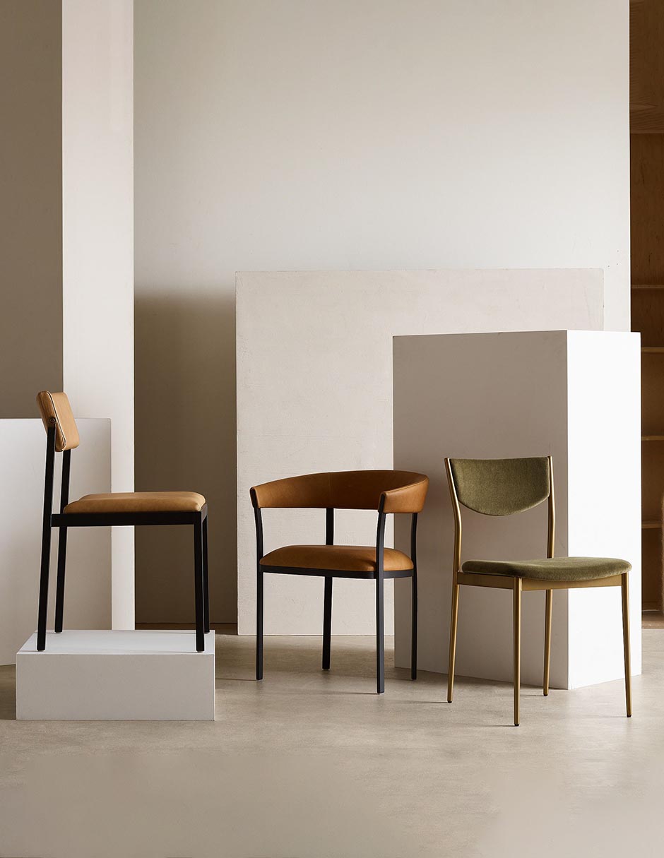 Silla Freeman de metal 10