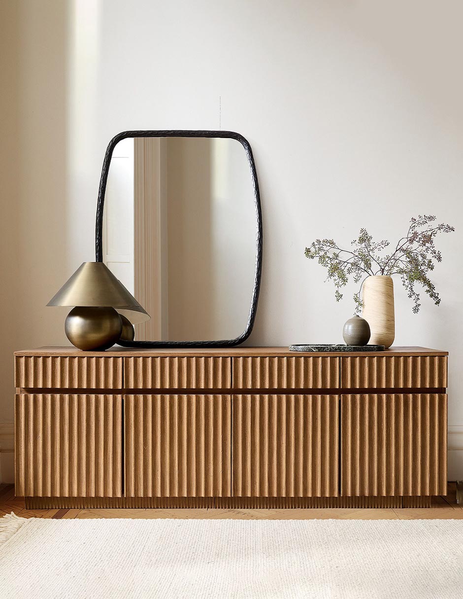 Consola Marlie de madera