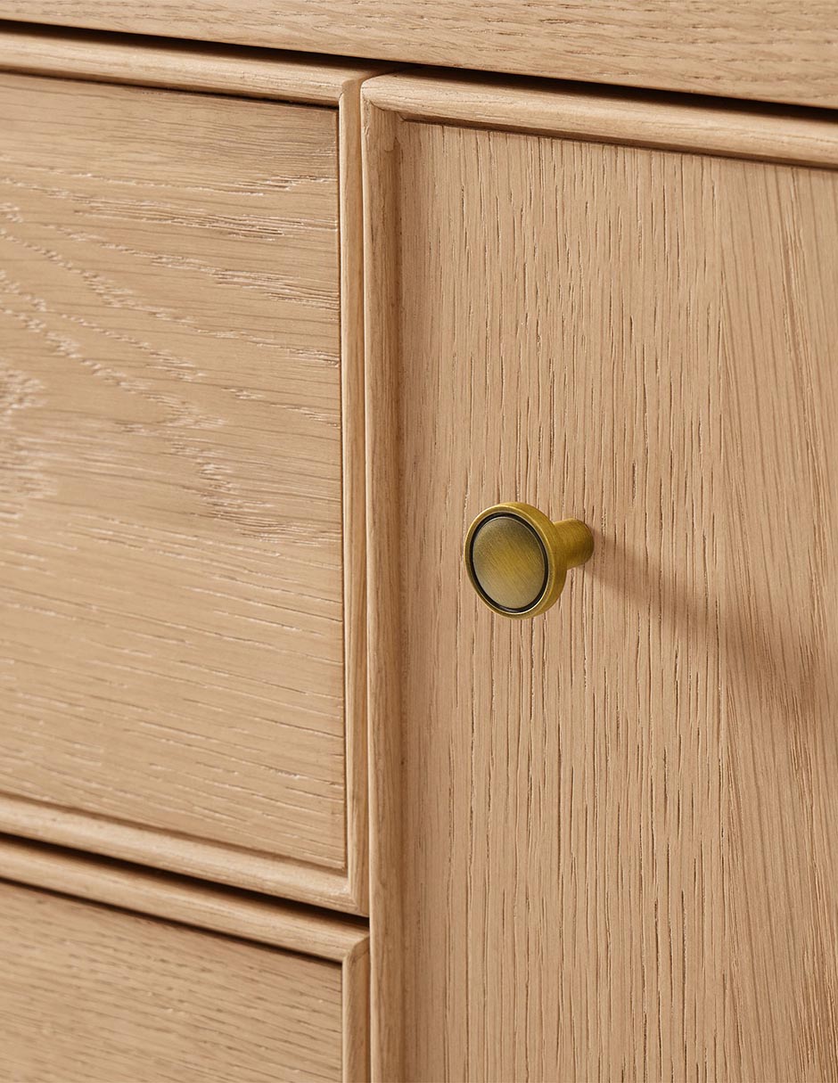 Buffet armable Siobhan de madera roble 6