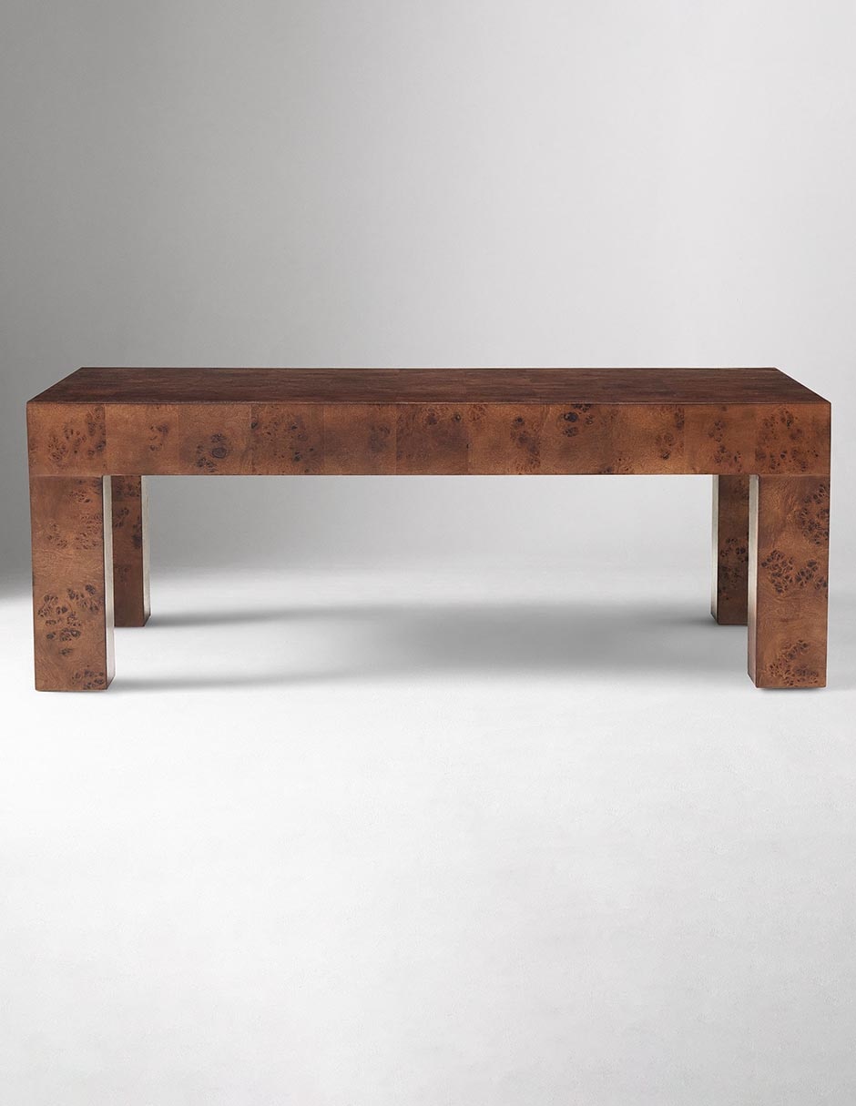 Mesa de centro armable Parsons de madera 3