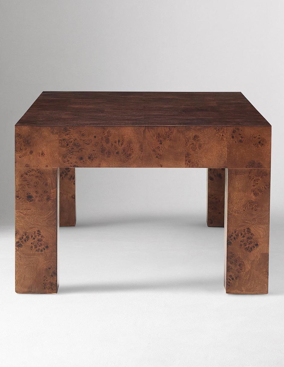 Mesa de centro armable Parsons de madera 4