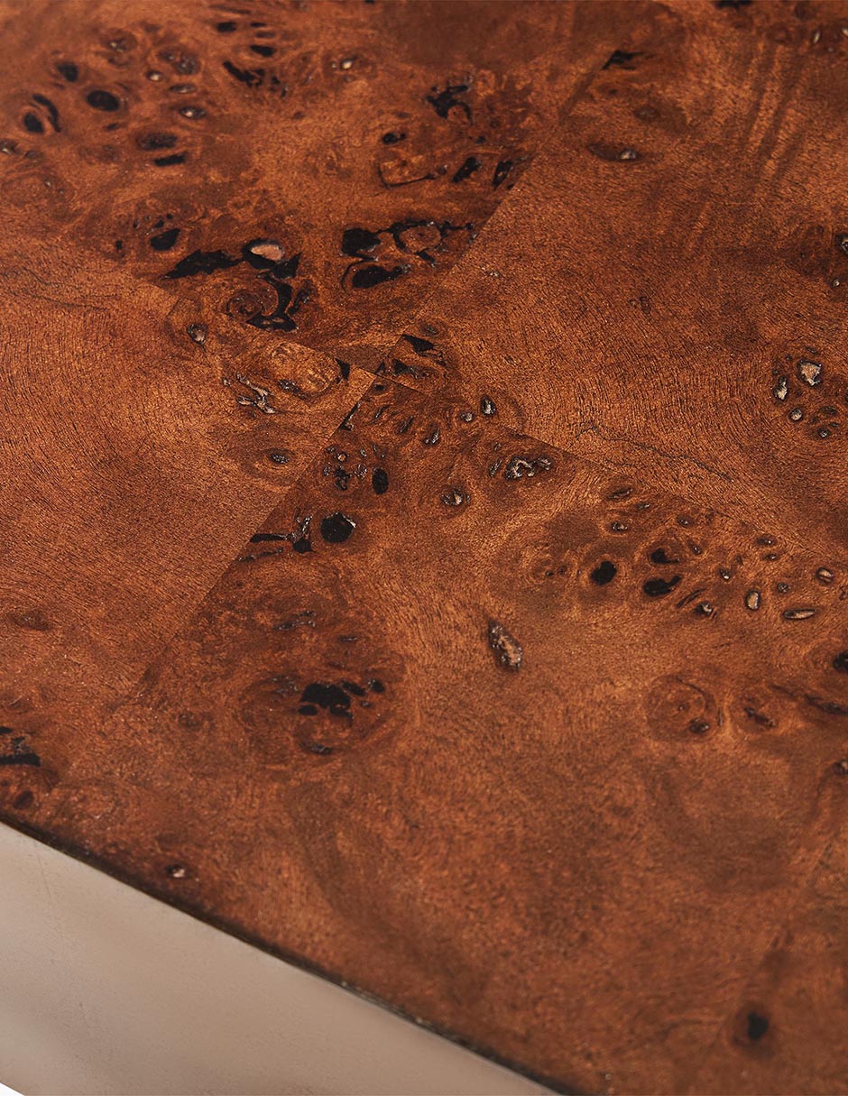 Mesa de centro armable Parsons de madera 6