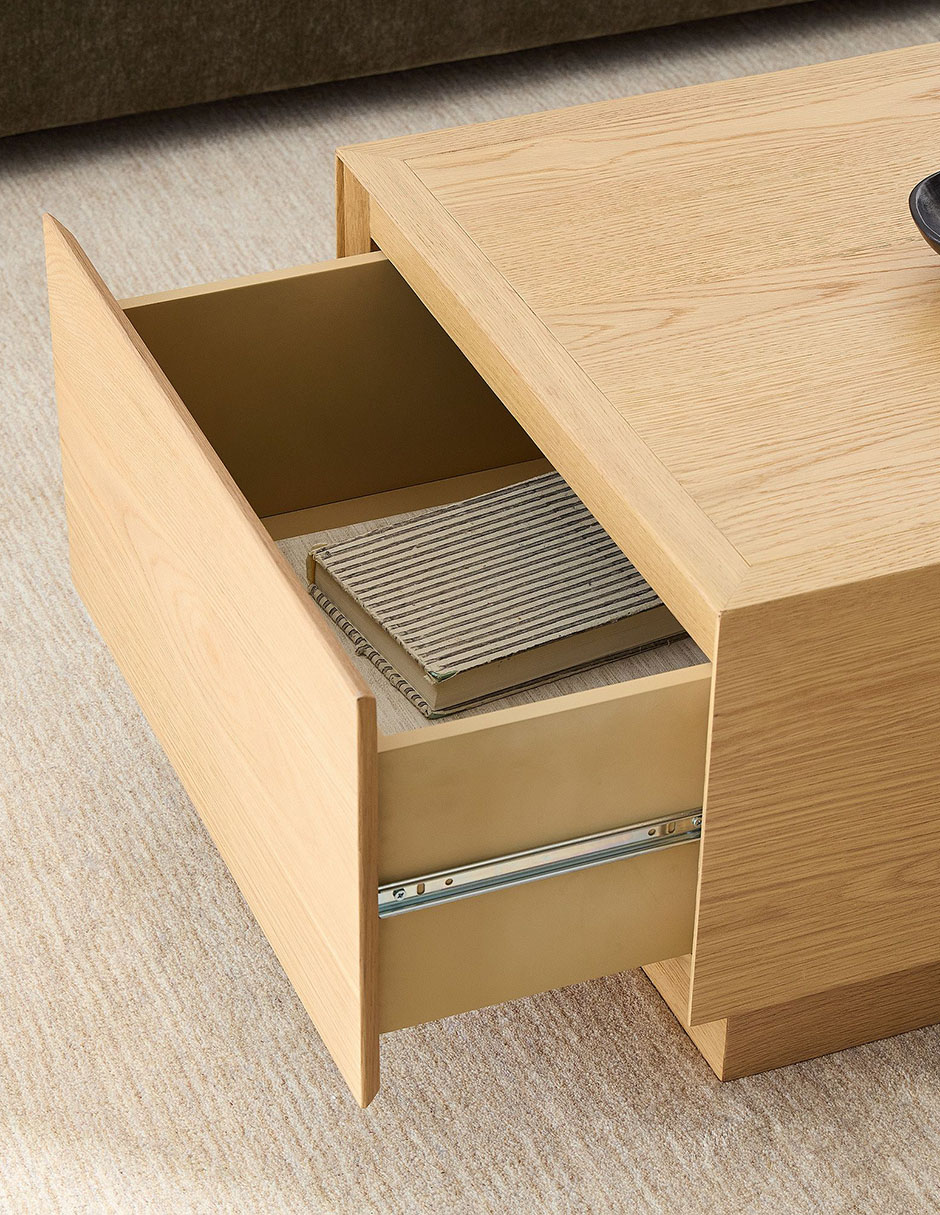 Mesa de centro Agnelli de madera 2