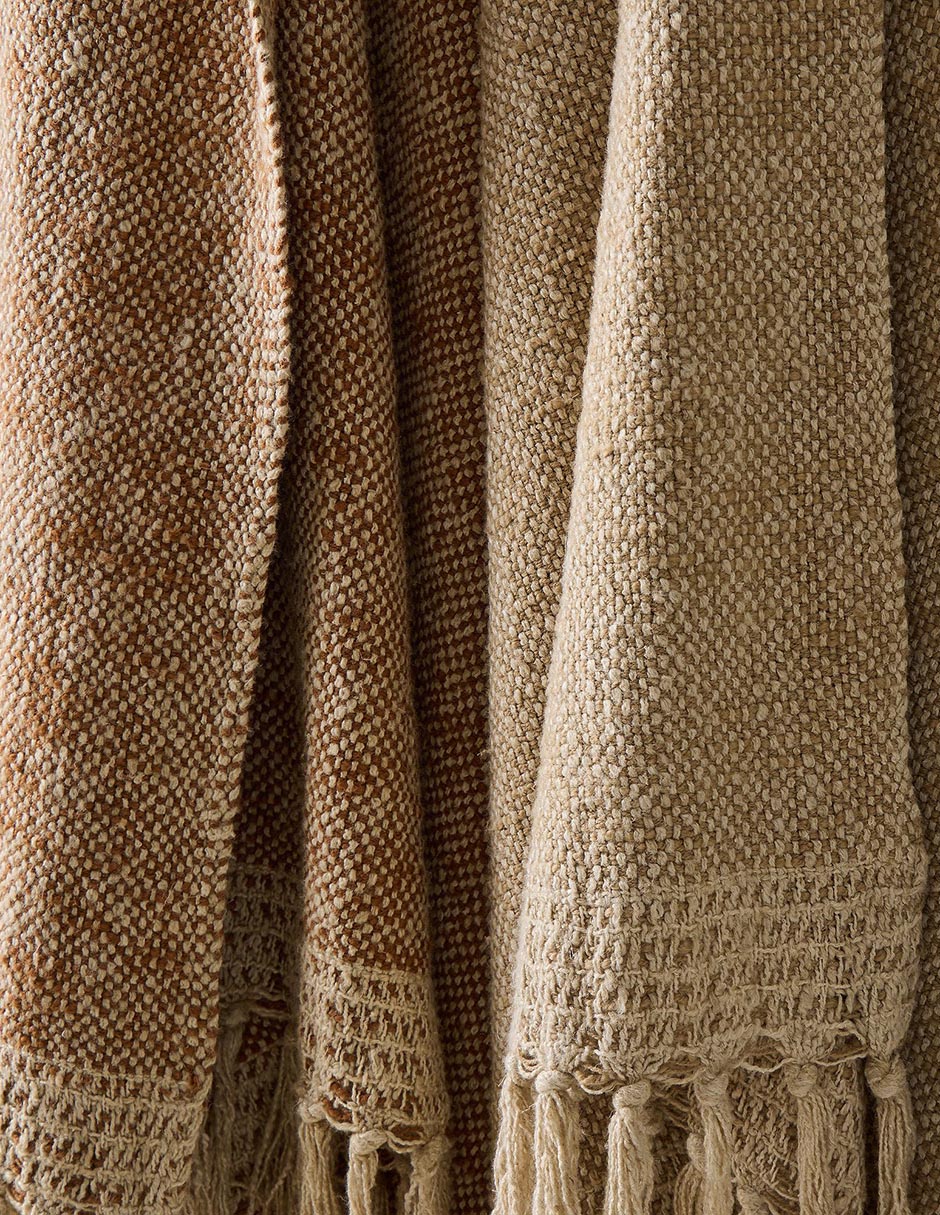 FRAZADA TWO TONE CHUNKY LINEN 50X60 NARA