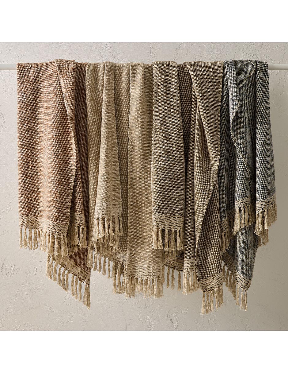 FRAZADA TWO TONE CHUNKY LINEN 50X60 NARA