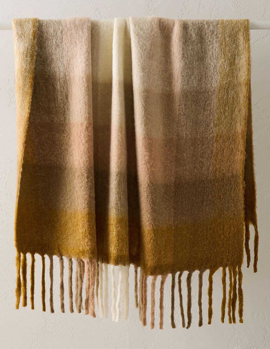 Frazada de tejido punto Faux Mohair Frazada de tejido punto Faux Mohair